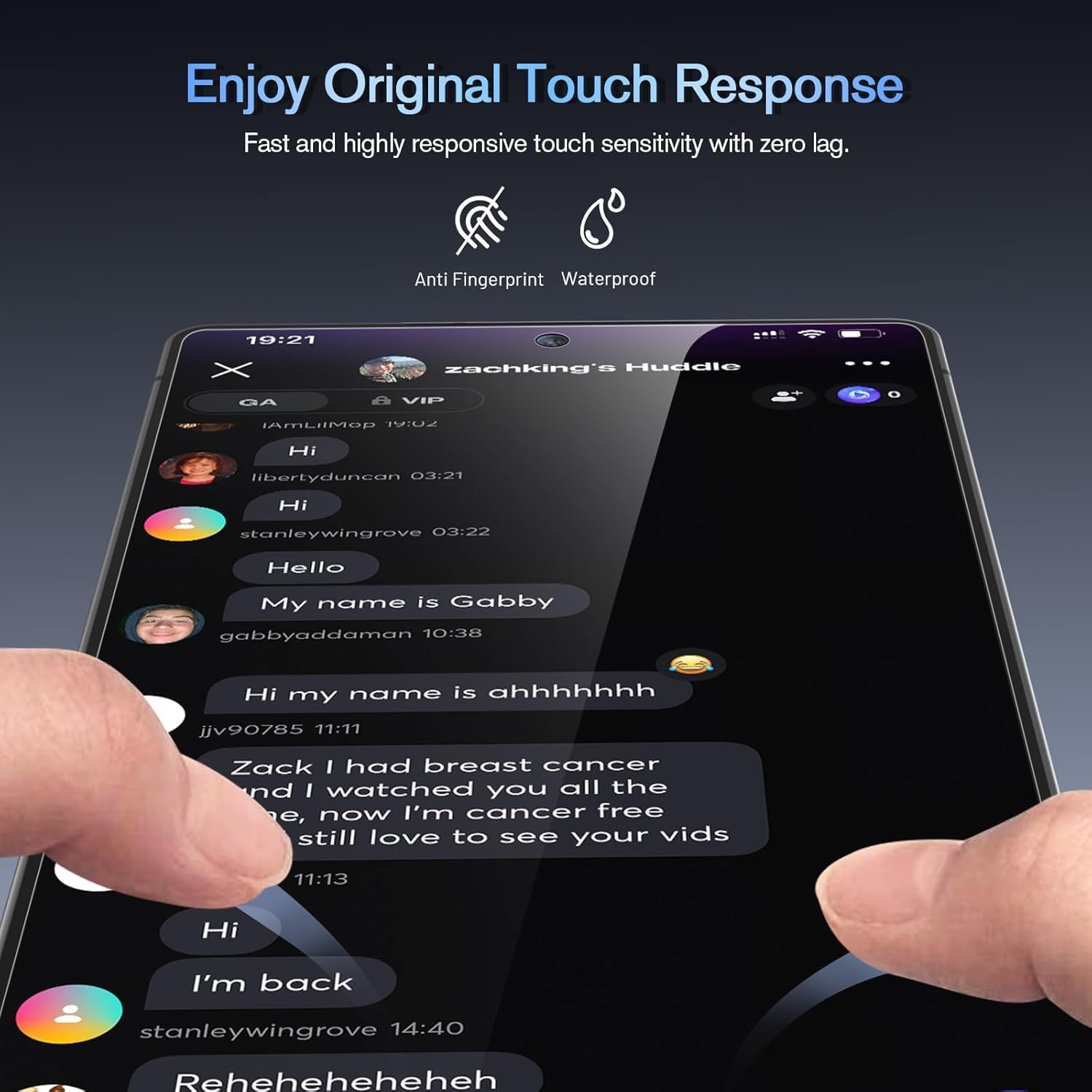 2 Pack Tempered Glass for Samsung Galaxy S25 Ultra