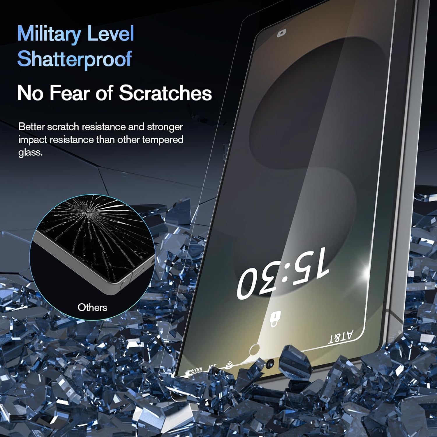 2 Pack Tempered Glass for Samsung Galaxy S25 Ultra